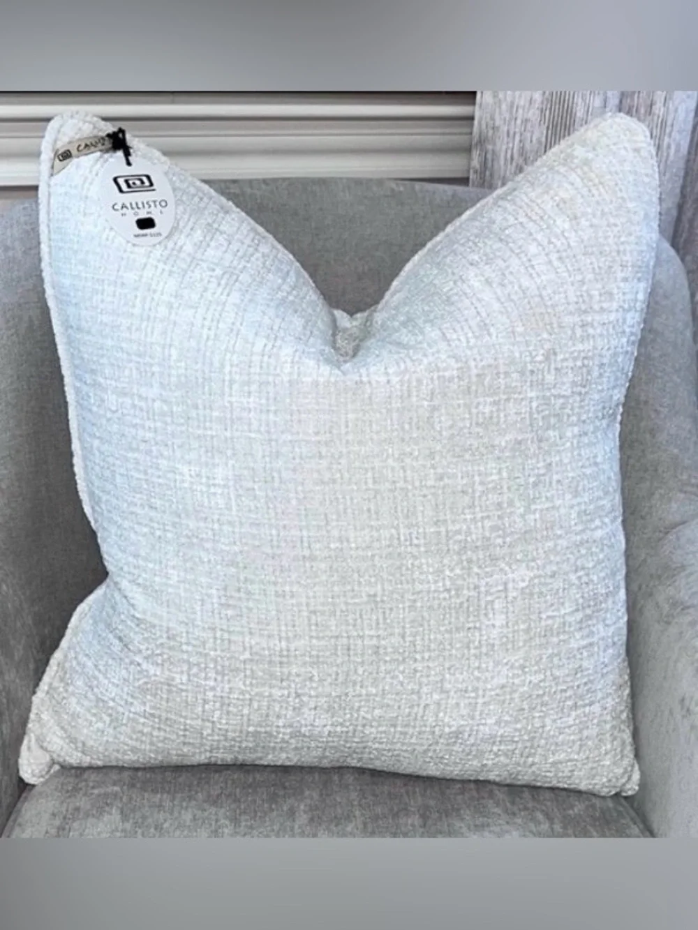 1-NWT CALLISTO HOME WEAVE DESIGN VELVET LUXURY DECORATIVE PILLOW (T10274F11)